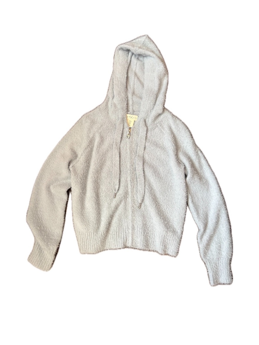 Y2K fuzzy light blue hoodie from winners